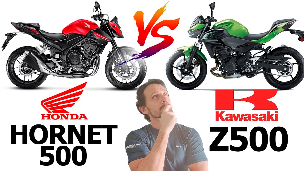 Fight de Motos: nova Honda HORNET 500 vs Kawasaki Z500