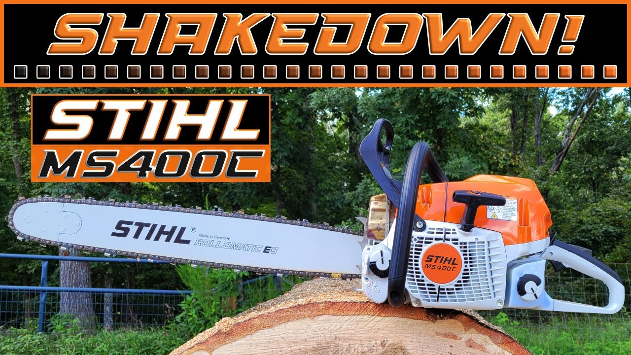 Stihl MS 400c Shakedown Run!