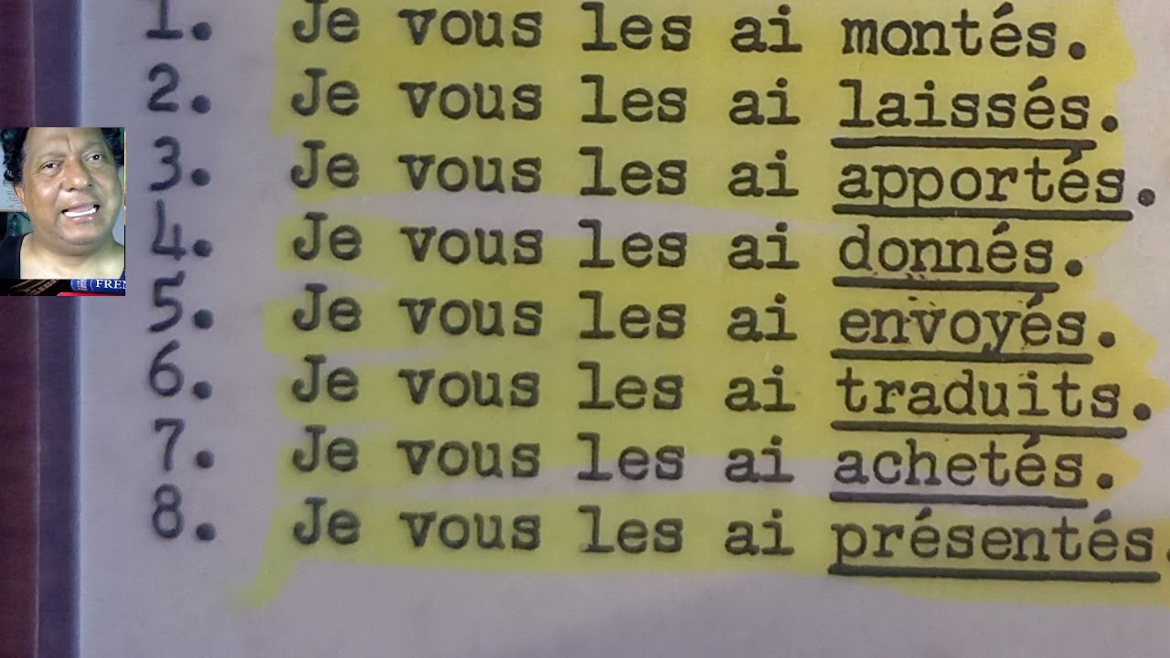 8 FRASES EN FRANCES PARA DECIR:  YO A USTED LE E APORTADO TODO