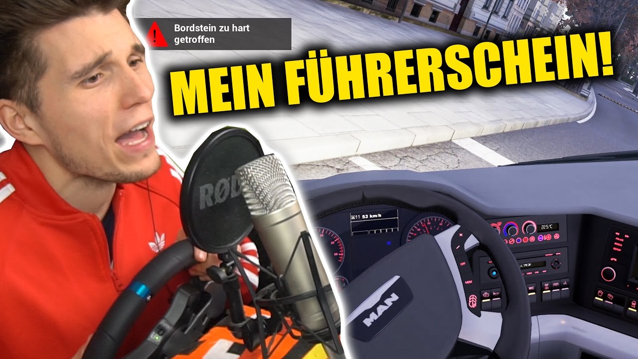 WOHER HAT DIESER TYP SEINEN FÜHRERSCHEIN? ✪ FERNBUS SIMULATOR