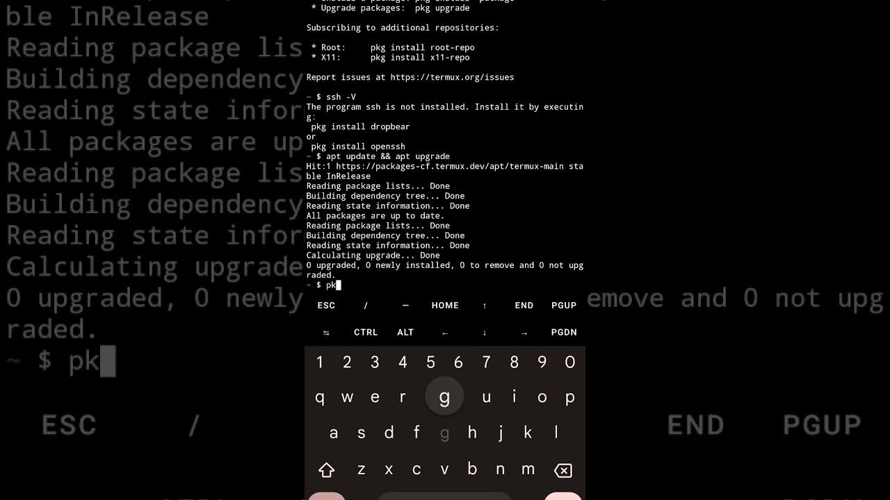 How to install & use SSH in Android Mobile #sshd #openssh #android
