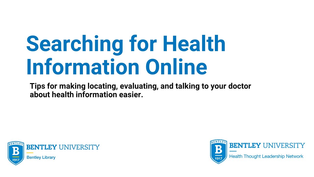 Searching for Health Information Online