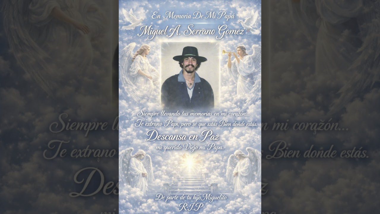 En memoria a mi papa que lo extraño tanto te Amo mucho Papi 