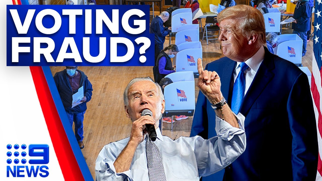 Voting fraud claims ahead of US midterm election | 9 News Australia