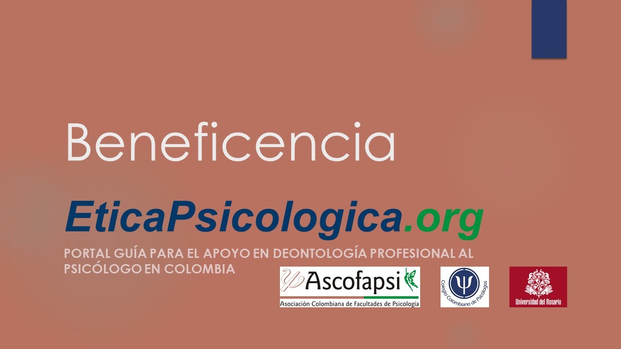 Beneficencia - Principios éticos en un minuto