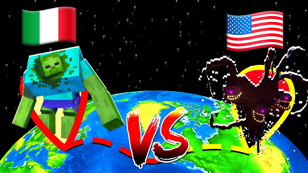 Ho CREATO una GUERRA MONDIALE di MOB in Minecraft!