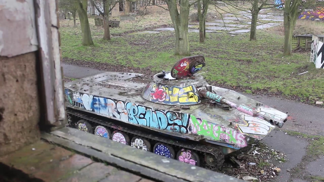 Old abandoned military camp