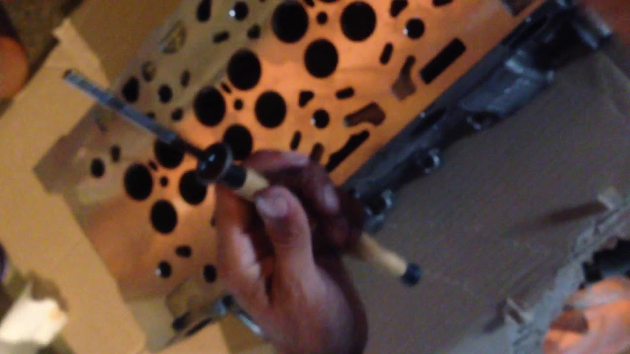 Rodage de soupape sur culasse 207 hdi