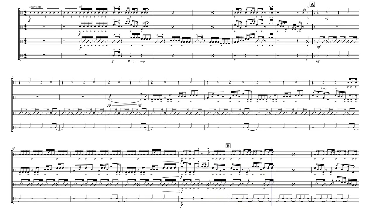 Street Beat - Drumline Cadence