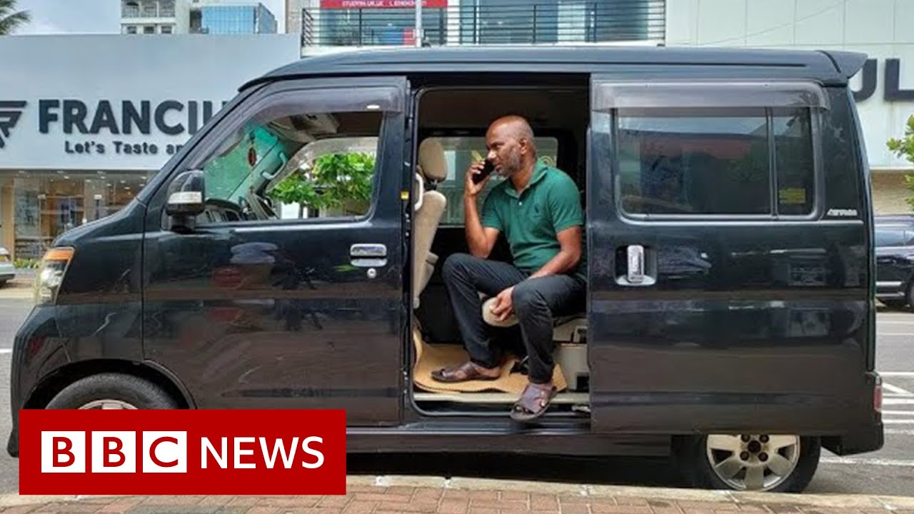 Sri Lanka fuel crisis: 'Living in my car for two days to buy fuel'- BBC News