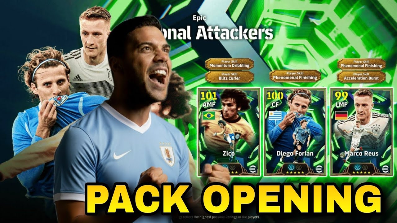 ZERANDO A BOX NO PACK OPENING NATIONAL ATTACKERS EPICOS NO EFOOTBALL 2026 