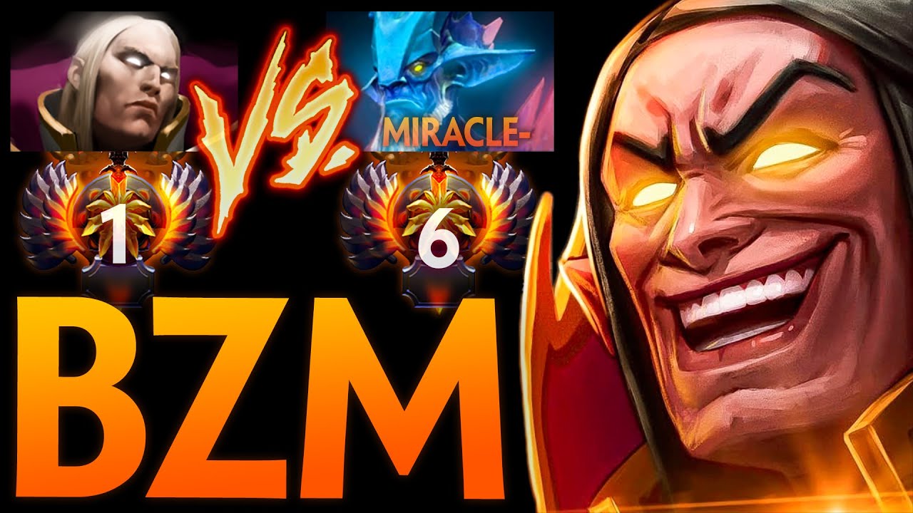 EPIC BATTLE!! BZM INVOKER vs MIRACLE- LESHRAC MID | Dota 2 Invoker