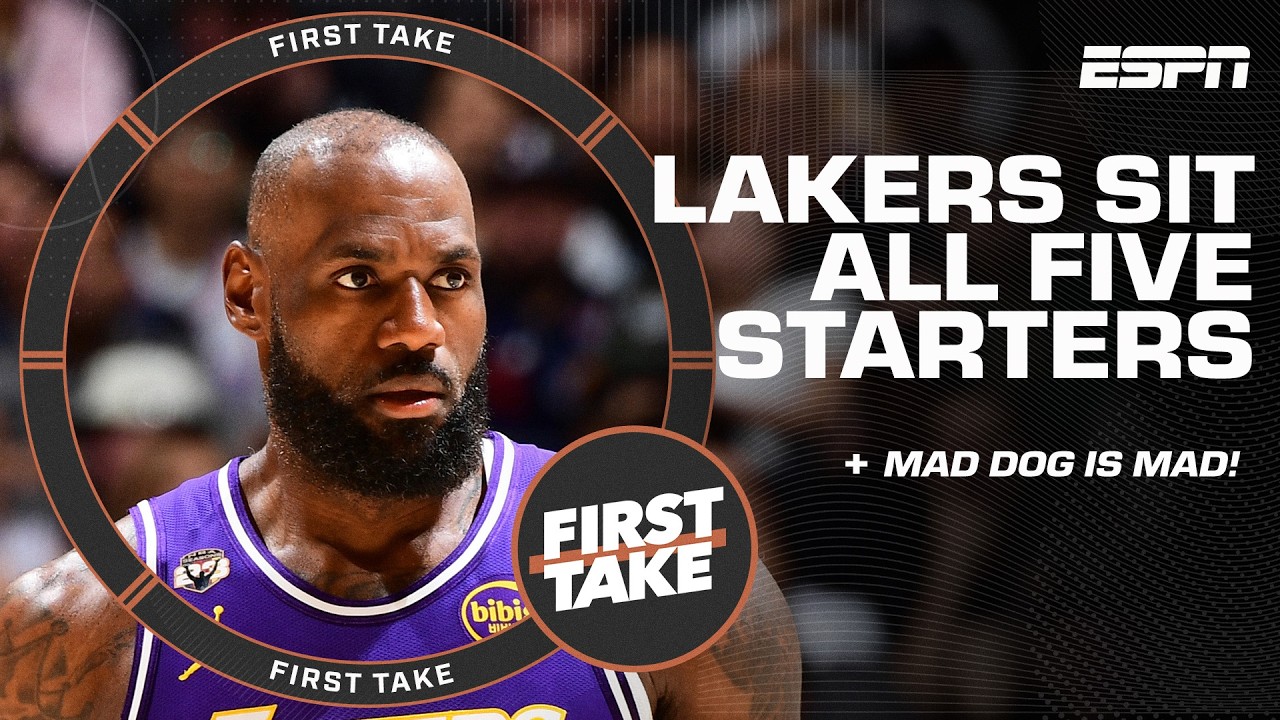 'The NBA has a MAJOR PROBLEM!' 🗣️ Mad Dog on the Lakers sitting starters | First Take YT Exclusive