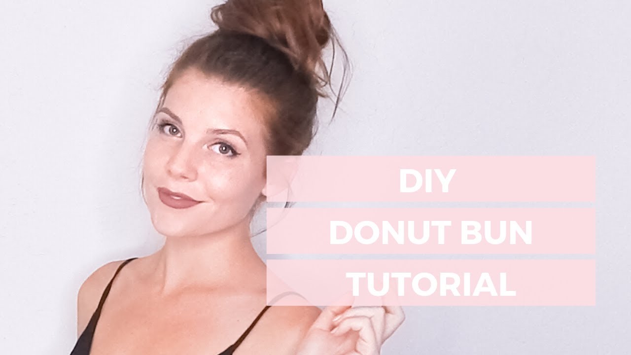 DIY Donut Bun Using Cashmere Hair Extensions