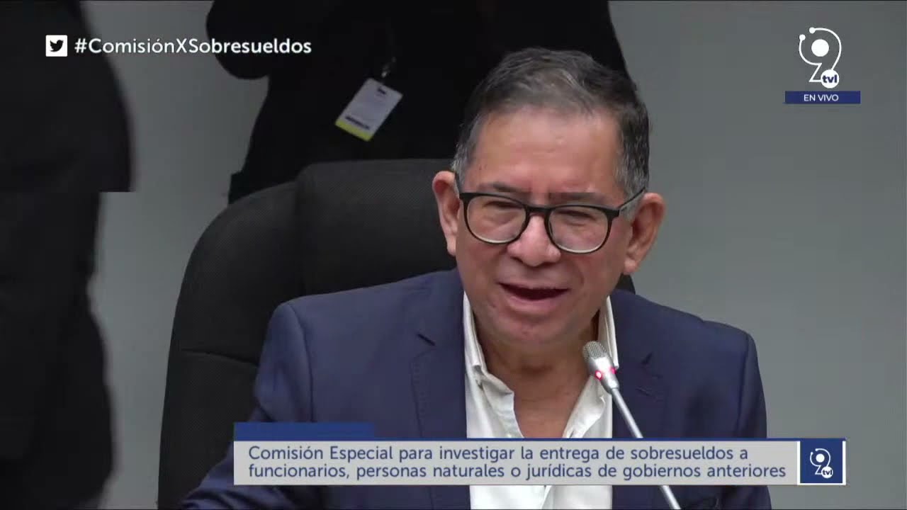 #EnVivo | La Comisión Especial que investiga los sobresueldos entregados de 1989 a 2019.