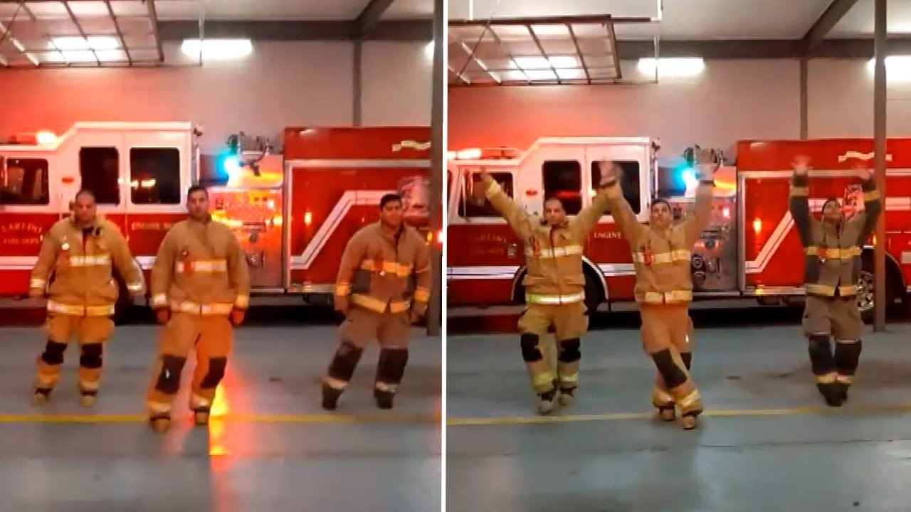 Firefighters Celebrate Nurses With Choreographed Dance