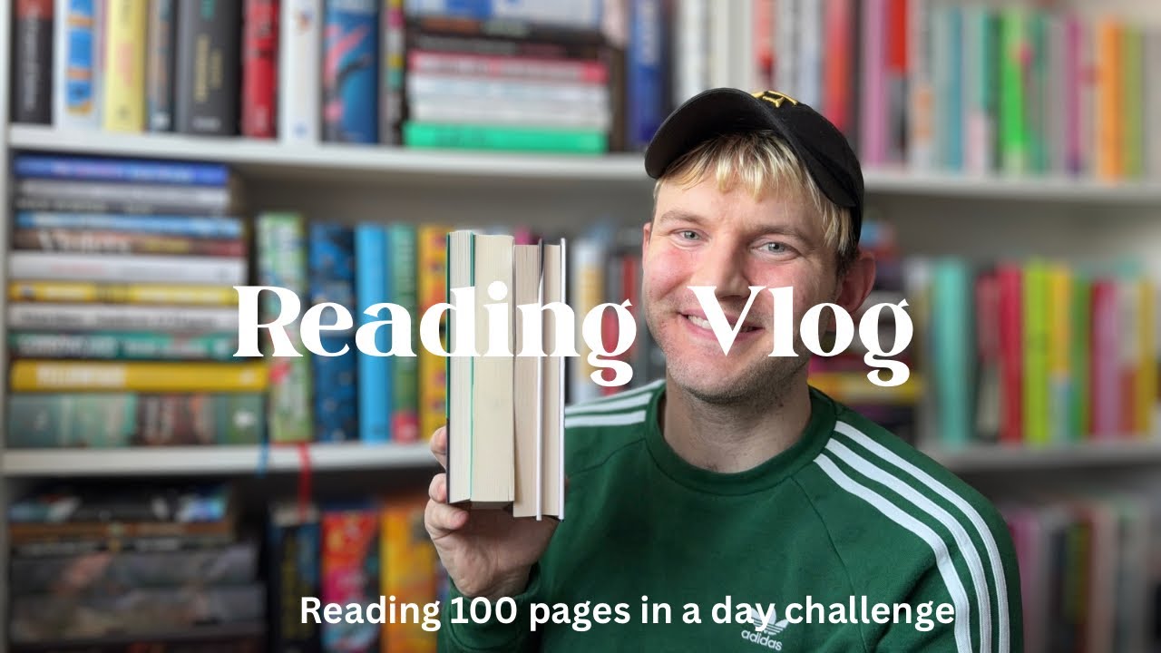 Reading Vlog - Reading 100 pages a day challenge | How many books did I manage to read?  