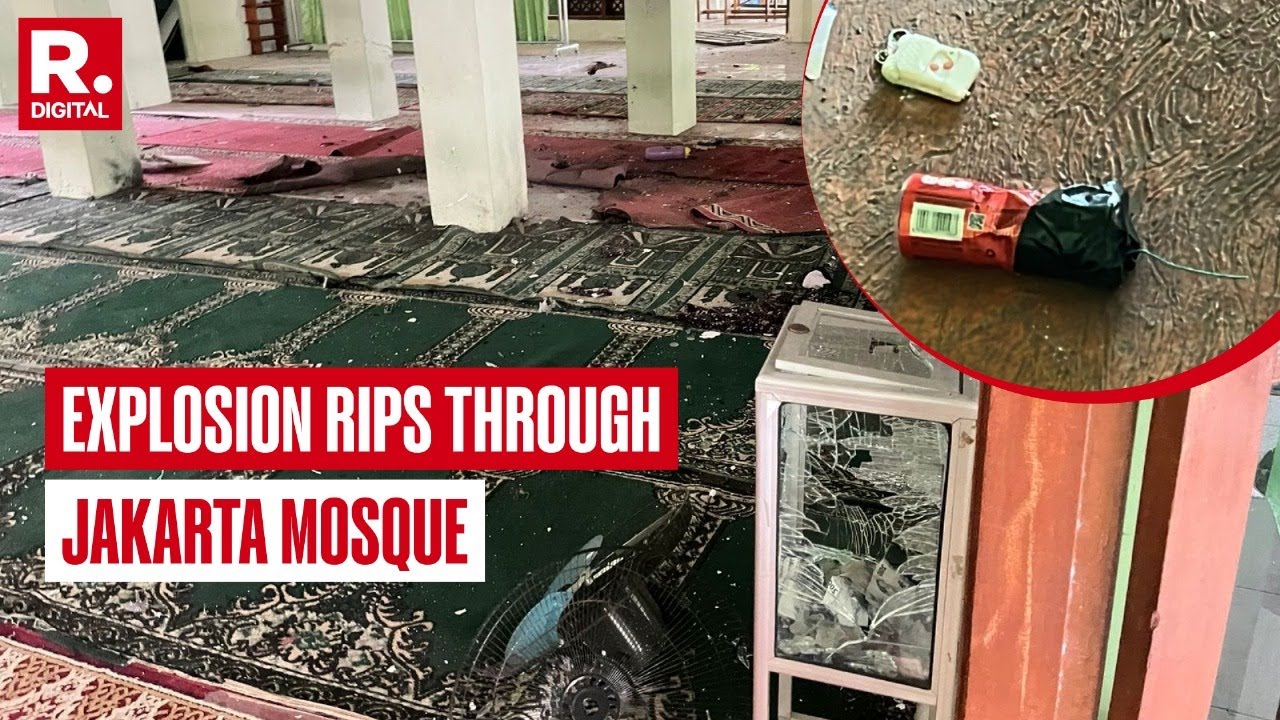 BREAKING: Massive Explosion Destroys Mosque During Friday Prayers In Jakarta | Indonesia