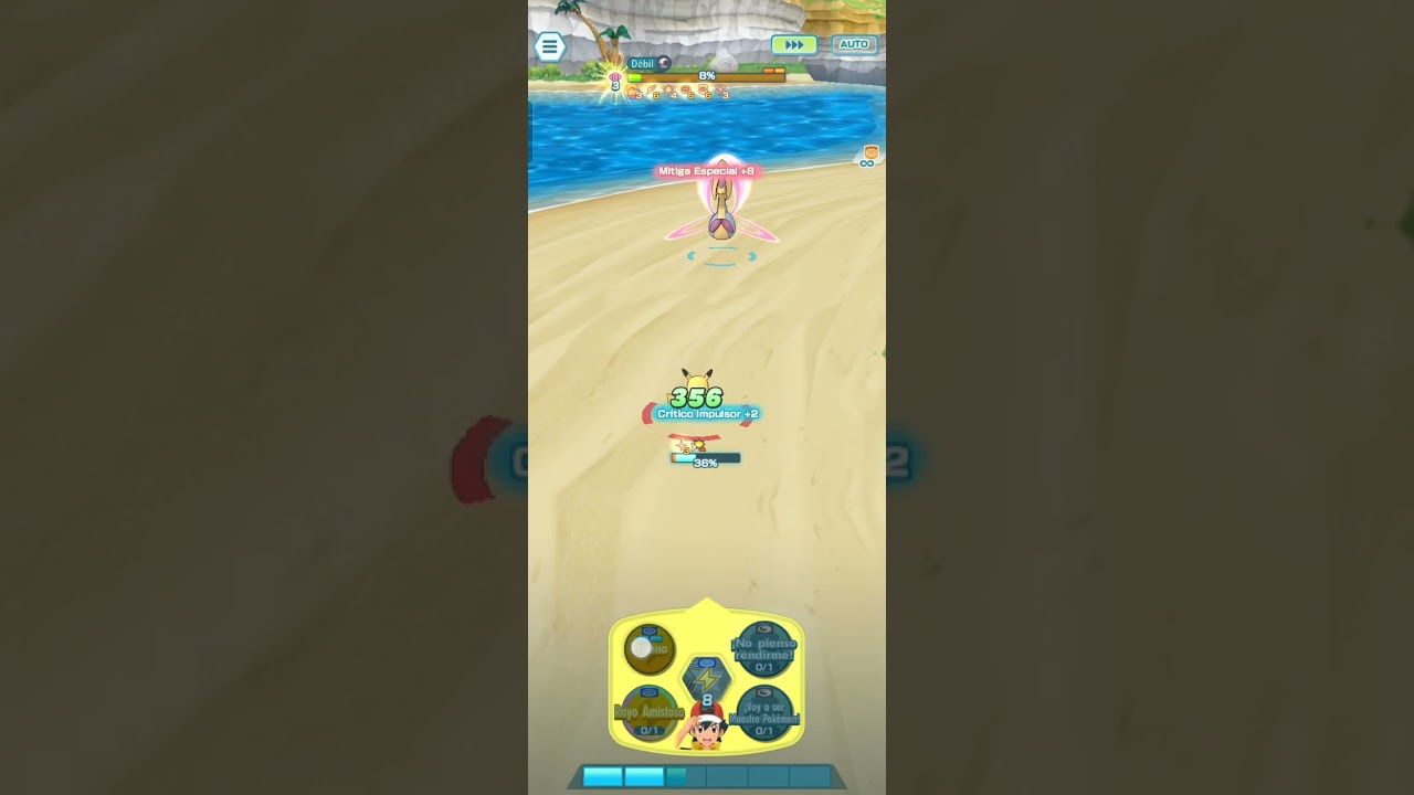 Pokémon Masters EX - Lvl 200 3/5 EX +6E Ash solos Cresselia