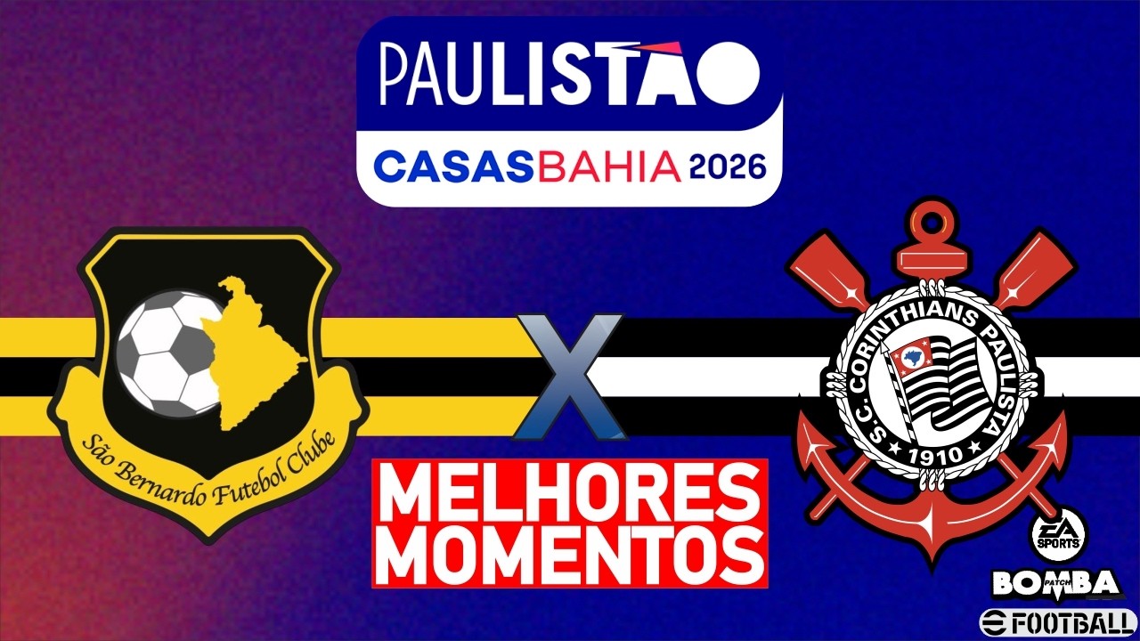 São Bernardo x Corinthians MELHORES MOMENTOS 15/02/2026 | Paulistão 2026