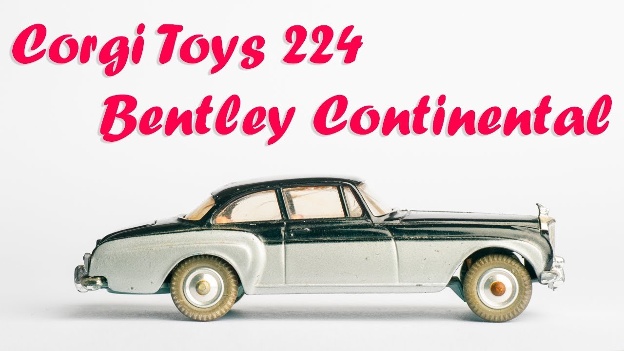 Corgi Toys 224 Bentley Continental Diecast Custom Restoration