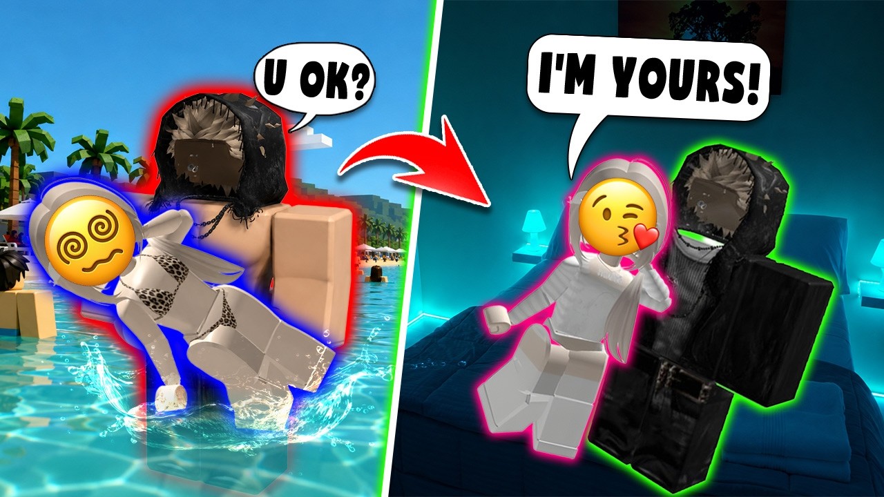 👦 Мой фальшивый парень спас меня... А потом я влюбилась в него ❤️ История в Roblox (озвучка)