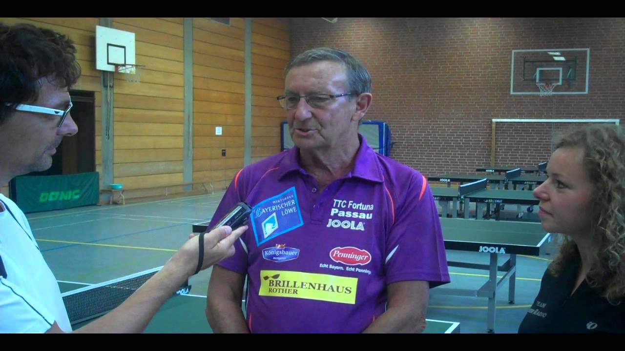 Hans Wetzel vom TTC Fortuna Passau erkl&auml;rt Tischtennis | unserRadio