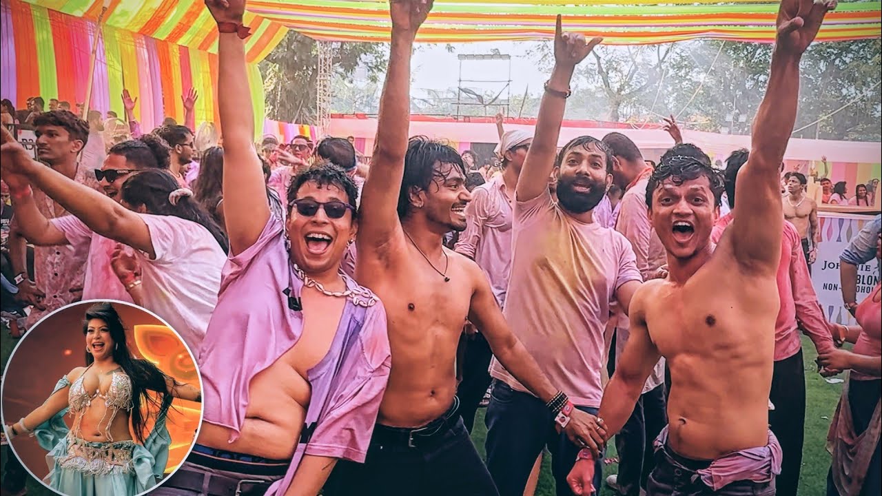 My First Holi Event 🔥 | Non-Stop Dance & Masti at Illusions Holi 2026