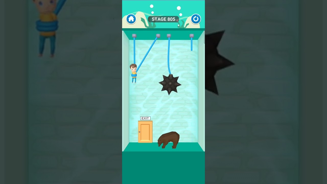 Rescue Cut 🚶🪢 Gameplay Walkthrough All Max Levels #shorts #RescueCut