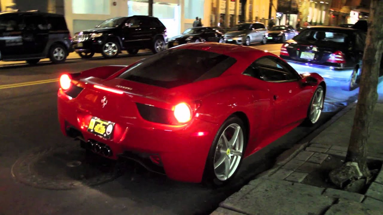 458 Italia Start Up and Acceleration + Gallardo Spyder