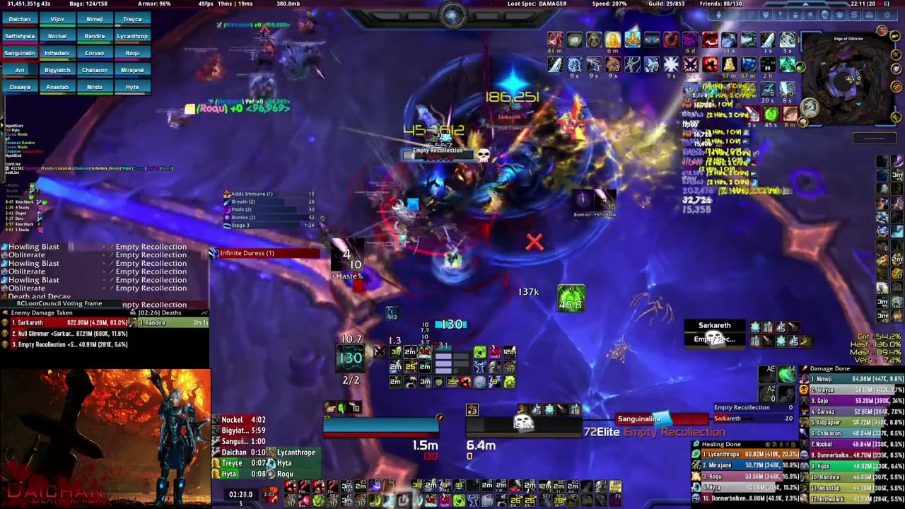 Divinum vs. Awakened Mythic Scalecommander Sarkareth - Breath Frost DK PoV