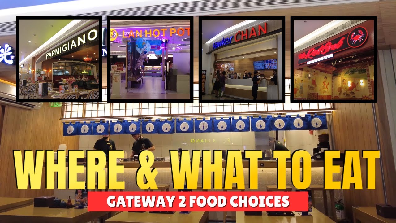 [4K] GATEWAY MALL 2 - WHERE AND WHAT TO EAT? I QUEZON CITY PHILIPPINES
