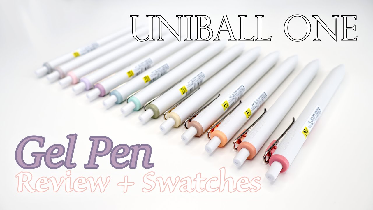 Uni-Ball One Gel Pens | Review + Swatches