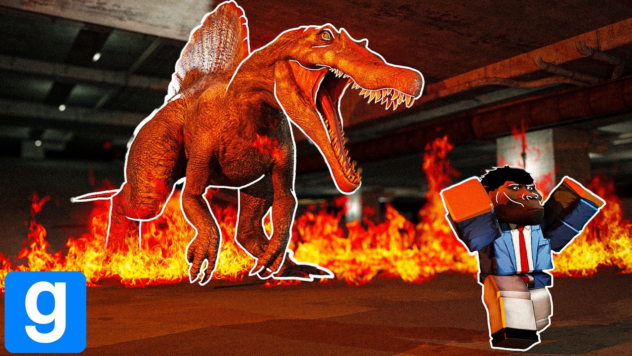 THE SPINOSAURUS is GENUINELY HORRIFYING! | Gmod Hide & Seek