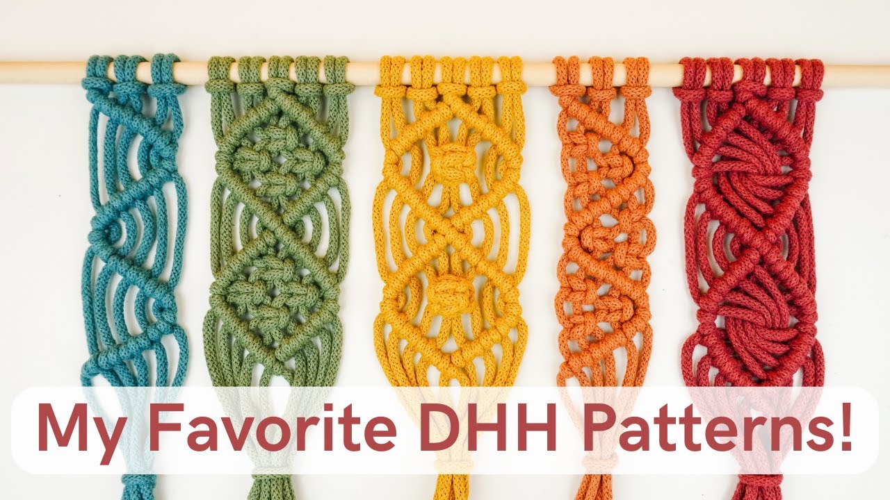 5 GENIUS DHH Knot Patterns to REVOLUTIONIZE Your Macrame
