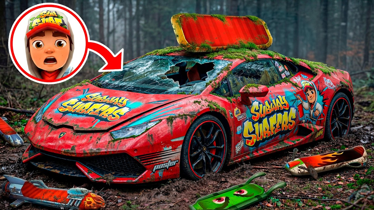 FULLY Restoration Jake's Abandoned Lamborghini | Restoring FORGOTTEN Lamborghini from Subway Surfers
