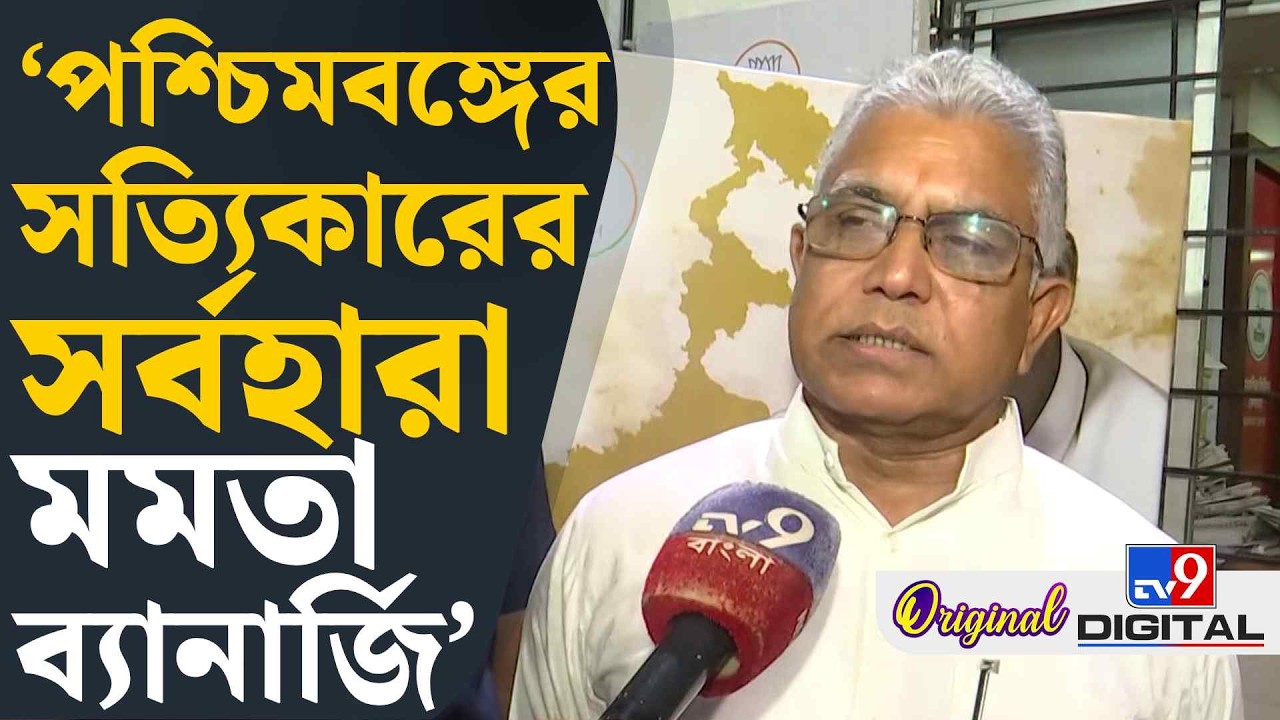Dilip Ghosh on Mamata Banerjee: মমতা জোড়াফুল হাতে নিয়ে ঘরে বসে থাকুন: দিলীপ | #TV9D