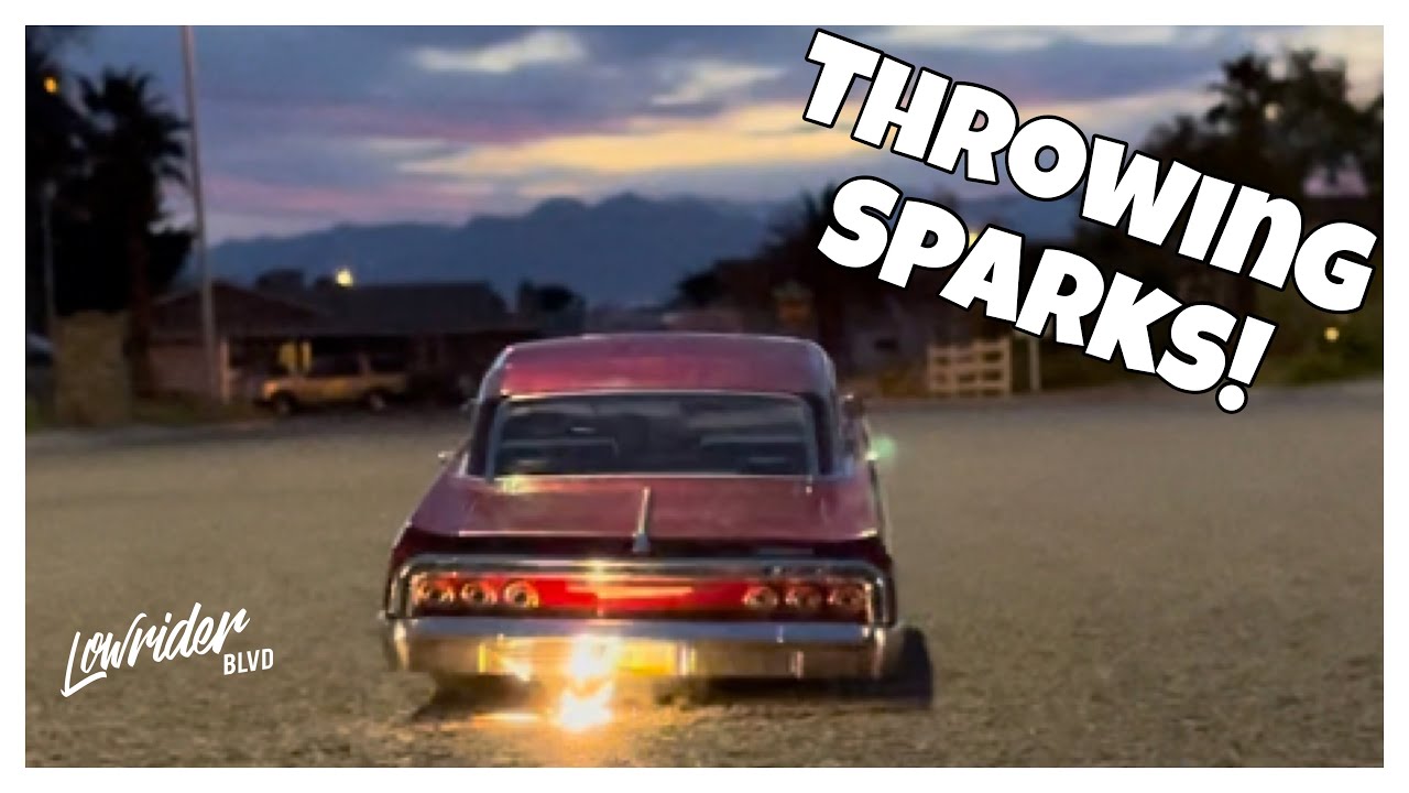 How To Make A Lowrider RC Car Scrape! It Worked But It BROKE! My First VLOG! (Lowrider Blvd)