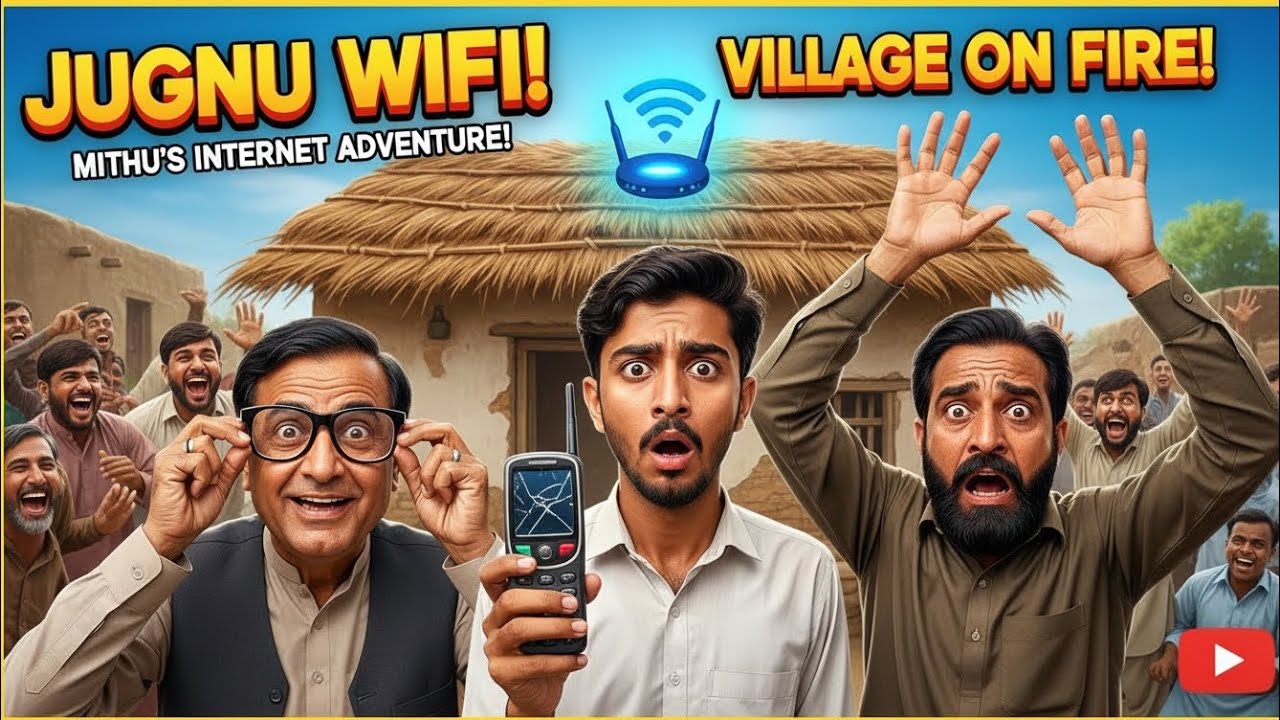 WiFi + Gaon + Comedy Gaon Ka WiFi 😂 | Jab WiFi Jugnu Ban Gaya | Desi Comedy Story 