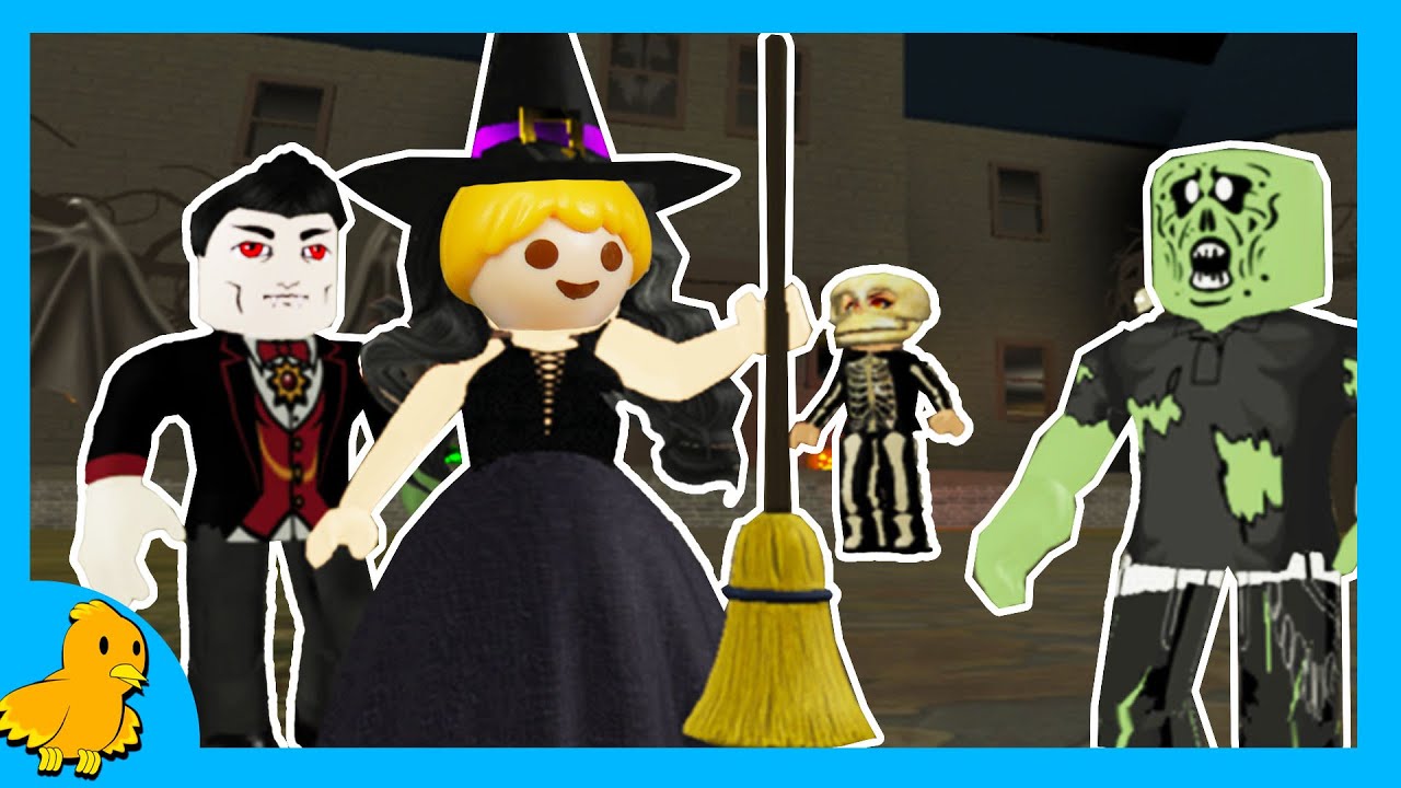 Hannahs erste HALLOWEEN Party 🎃👻 Playmobil Familie Vogel (Roblox Fashion Famous)