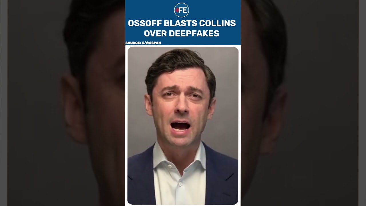Ossoff Blasts Collins Over &lsquo;Deceptive&rsquo; AI Deepfake Campaign Video | #shorts #viralshorts