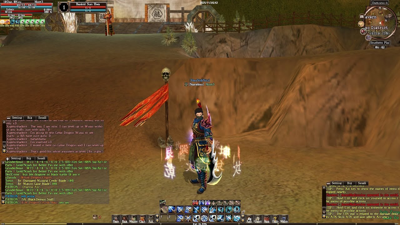 Hero Plus Online - Mort3 - level up in Dark Night Tiger Castle #heroonline