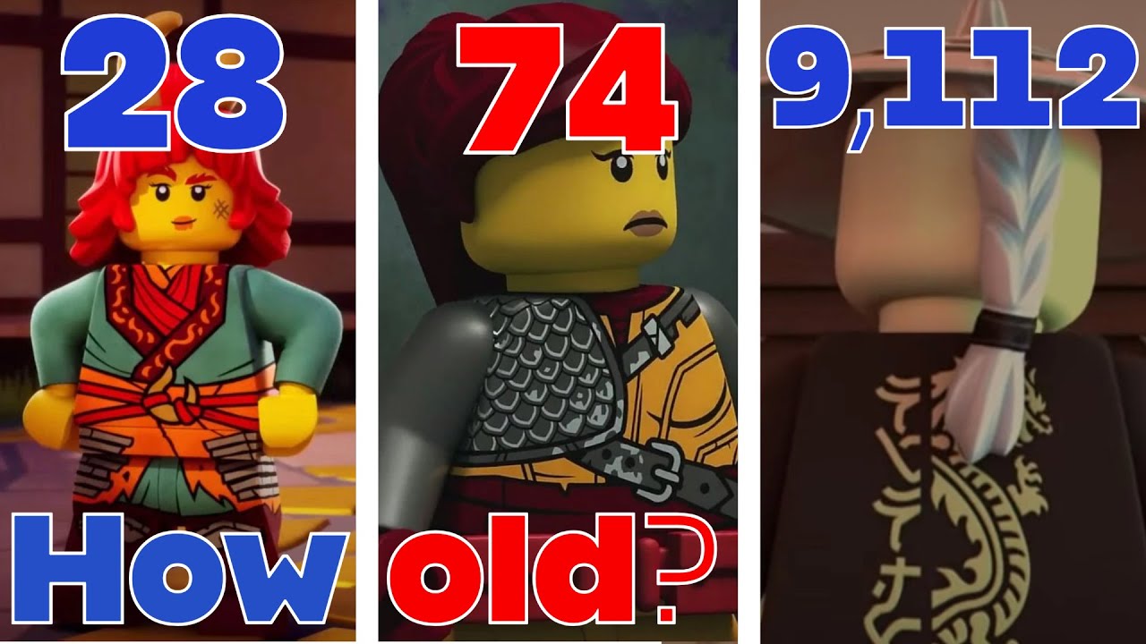 How OLD are People in Ninjago? (Part 2)