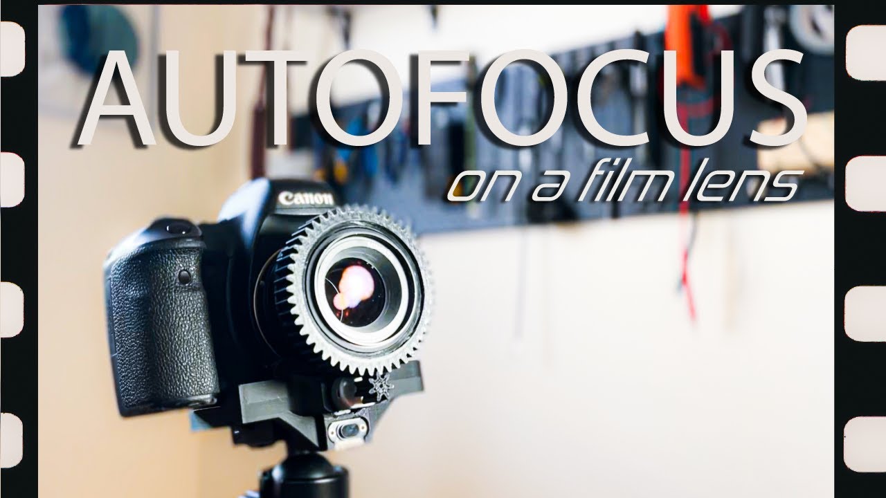 I Built an Auto-Focus System for My Film Camera Lens Using Junk from My Closet | Part 1