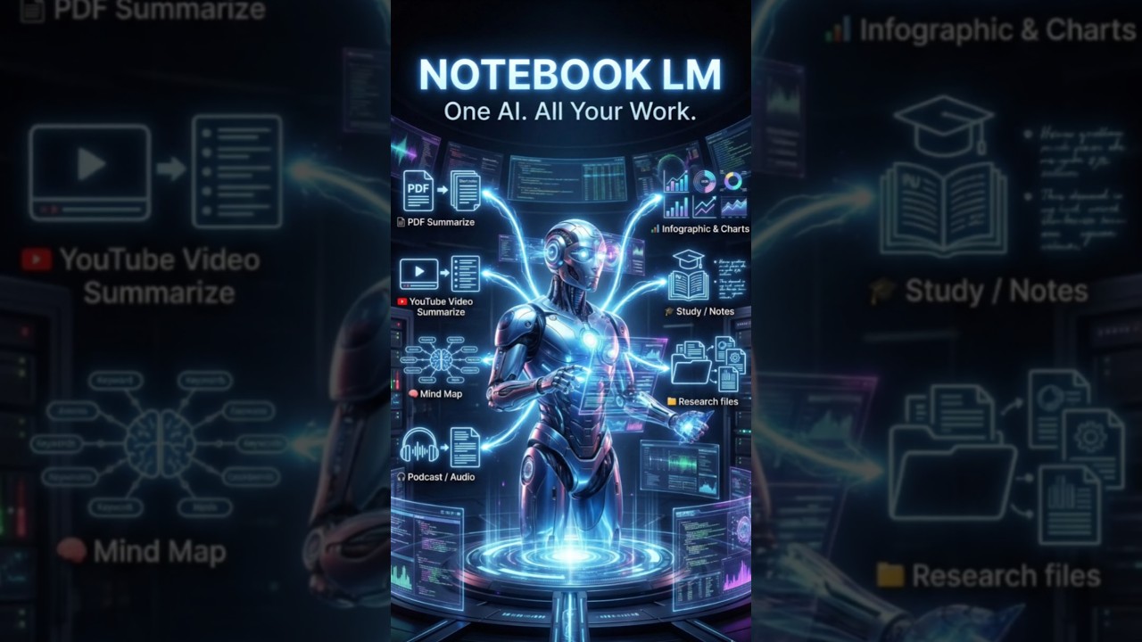 Notebook LM Kya Hai? | Notes Se AI Assistant Kaise Banaye 🔥 #ai #aiexplained #shorts