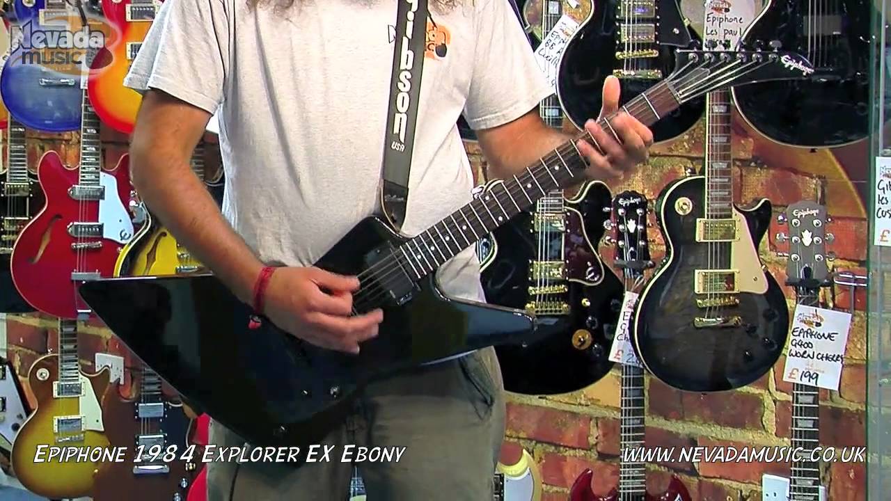Epiphone 1984 Explorer EX Guitar Demo - PMT