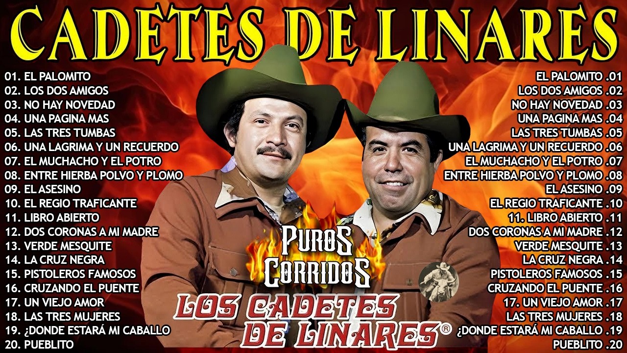 Los Cadetes de Linares Mix - Los Mejores Corridos Viejitos - 20 Grandes Éxitos