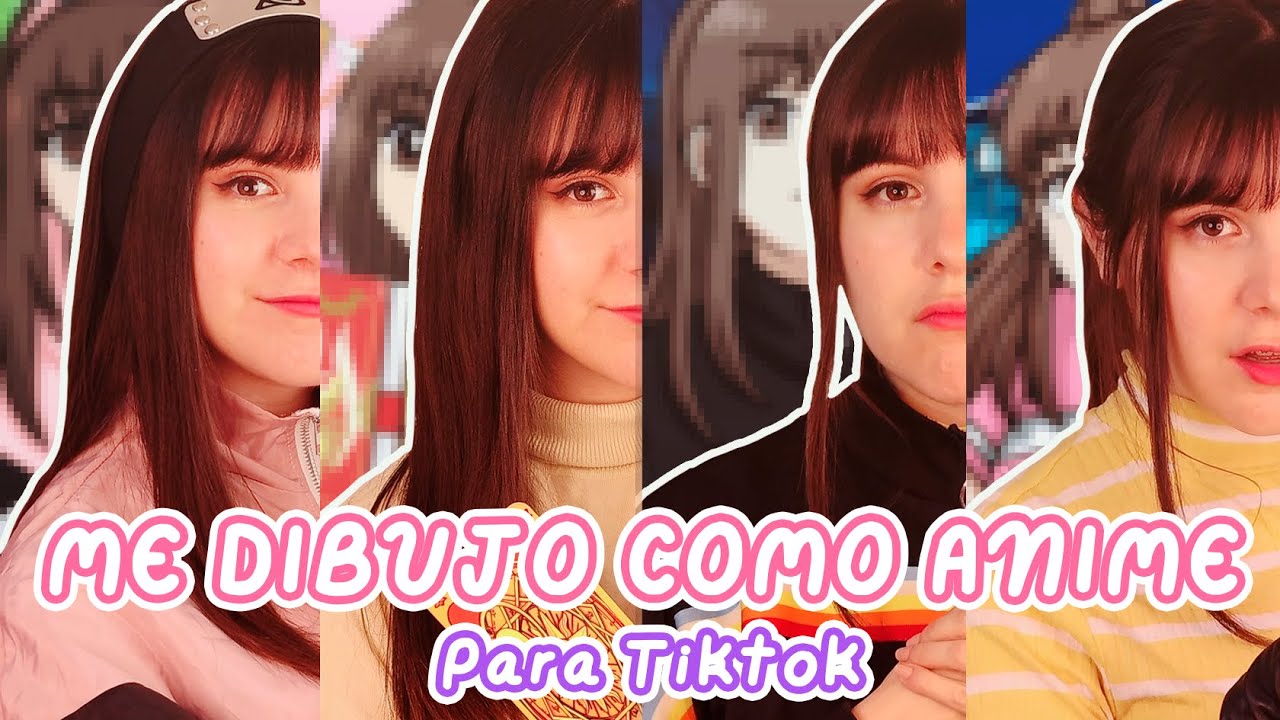 Me dibujo como anime para TIKTOK (Y cumplo sueños de infancia 😆)