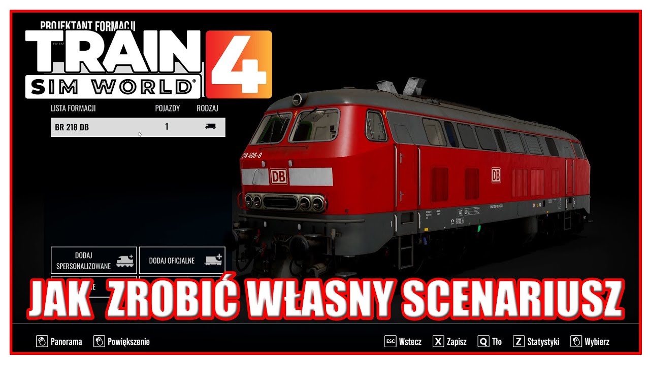 Jak zrobić własny scenariusz | Tutorial | Train Sim World 5 po polsku