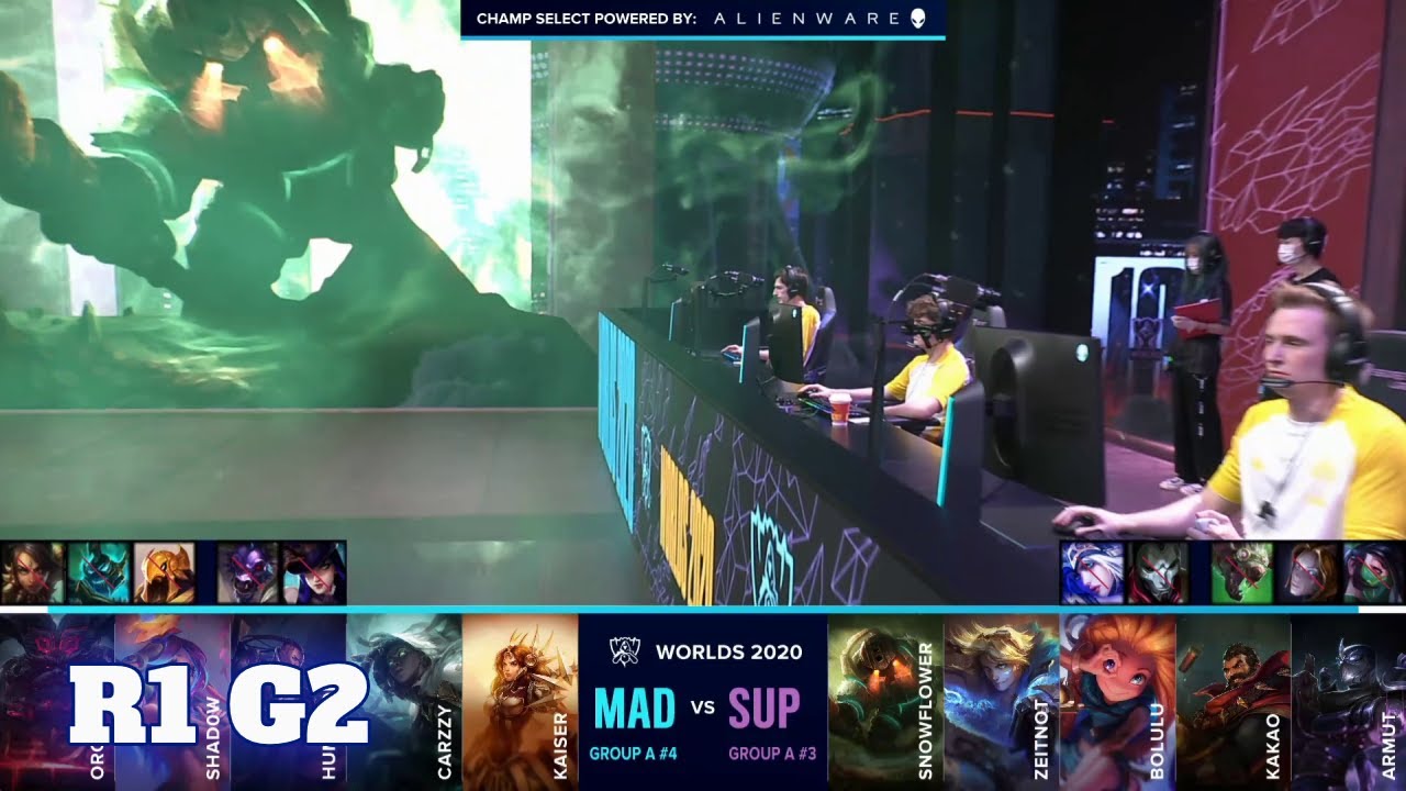 SUP vs MAD - Game 2 | Round 1 Play-Ins S10 LoL Worlds 2020 | SuperMassive vs Mad Lions G2